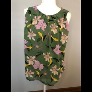 Orchid Pleated Sleeve Blouse